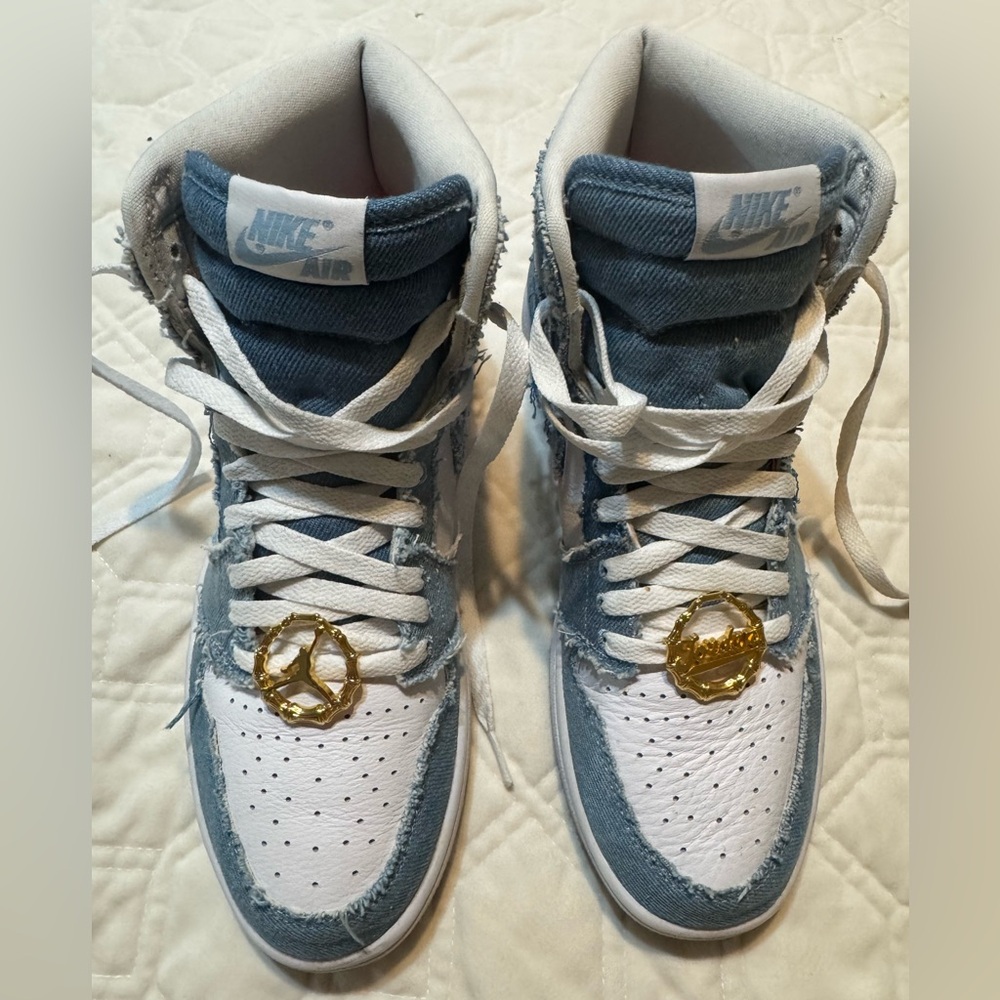 Size 9.5 - Air Jordan Wmns Air Jordan 1 Retro High OG 'Denim with box